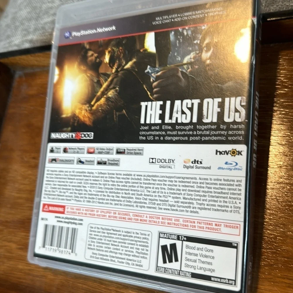 The Last of Us LoU Sony PlayStation 3 PS3 w Online Pass Insert CIB Compl…